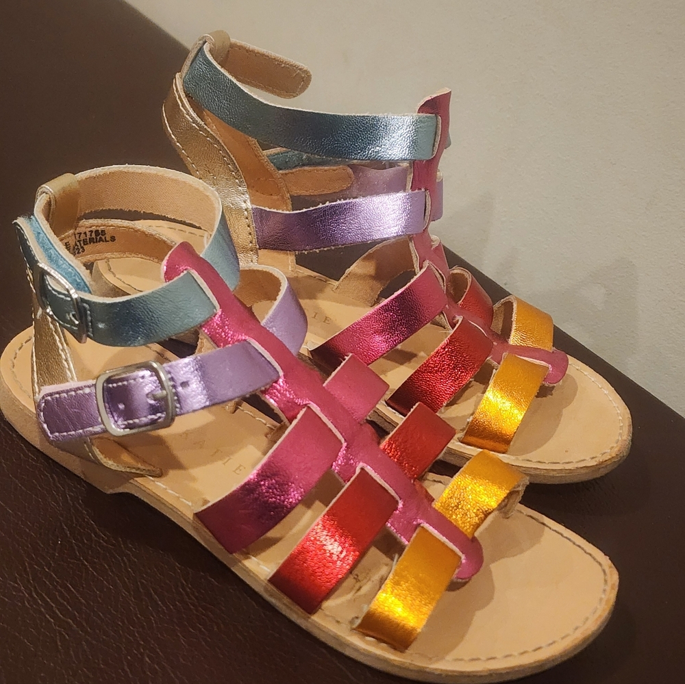 Kelly & Katie Chloe Gladiator Rainbow Sandal Size 13